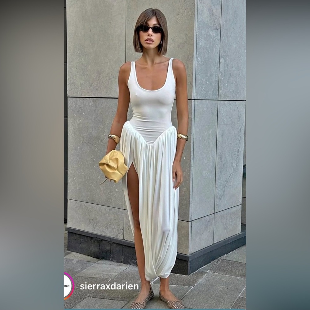 Elegant White Maxi Dress